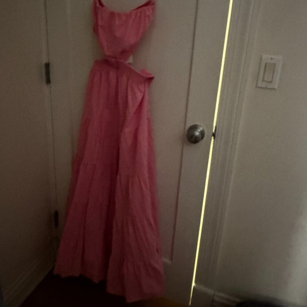 NWT - Showpo - Xiomara Maxi Dress - Strapless Cut Out Tiered Dress - Size 6 (M) - Picture 5 of 7